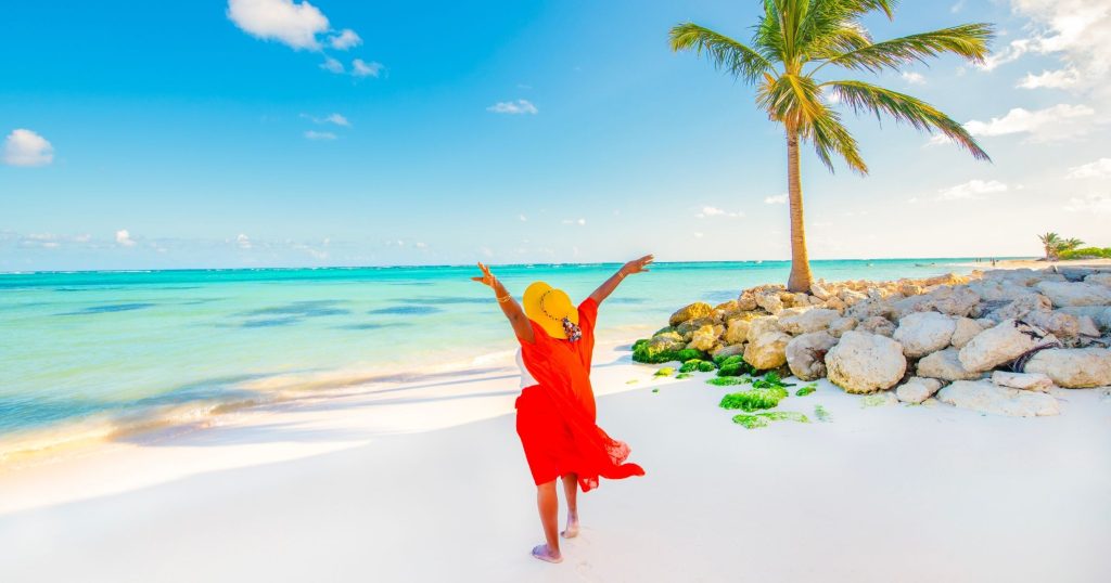 Person On A Beach In Punta Cana Dr.jpg